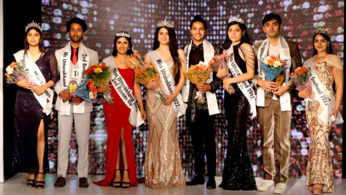 Aditya Bhatt and Gunjan Kunwar won the title of Mr and Miss Uttarakhand