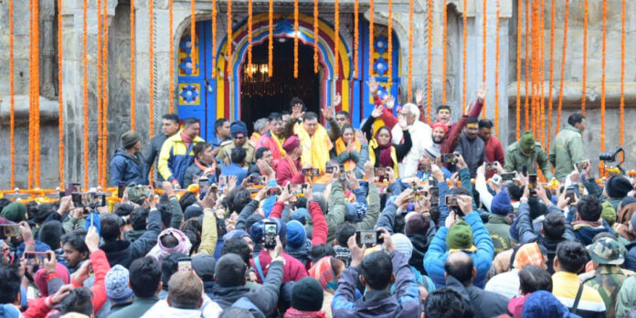 The doors of Kedarnath Temple opened