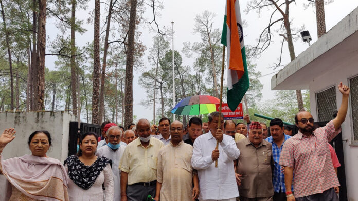 Harish Rawat started padyatra against Agneepath scheme