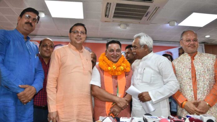 Deepak Bali joins BJP