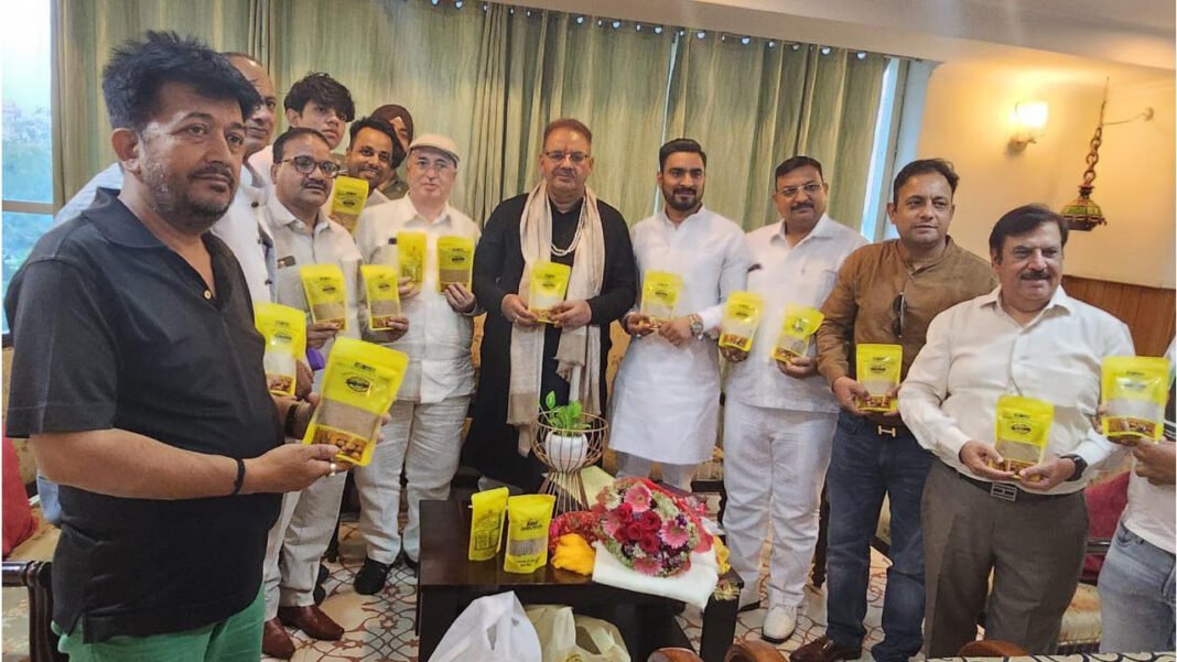 Founder and officials of Mehndiram Food Products met