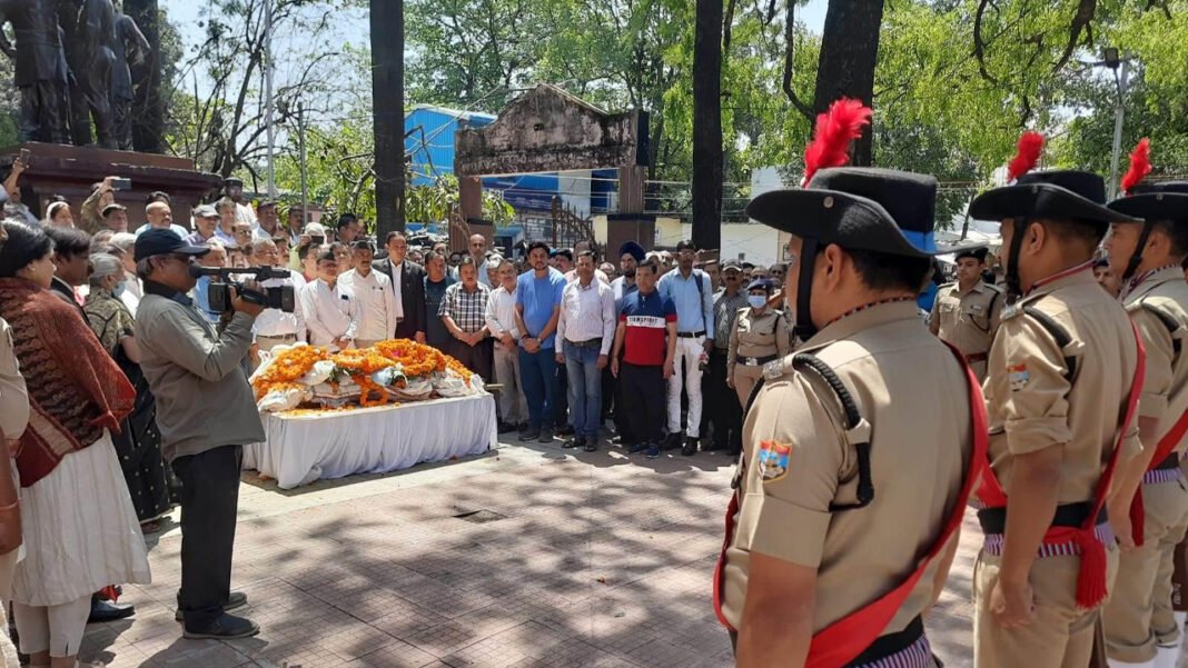 susheela baloonee's dead body merged in five elements