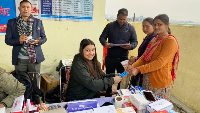 सुभारती ने कालसी में लगाया निःशुल्क स्वास्थ्य शिविर