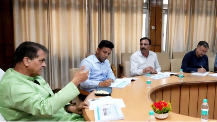 Prem Chand Aggarwal held a review meeting of HRDA