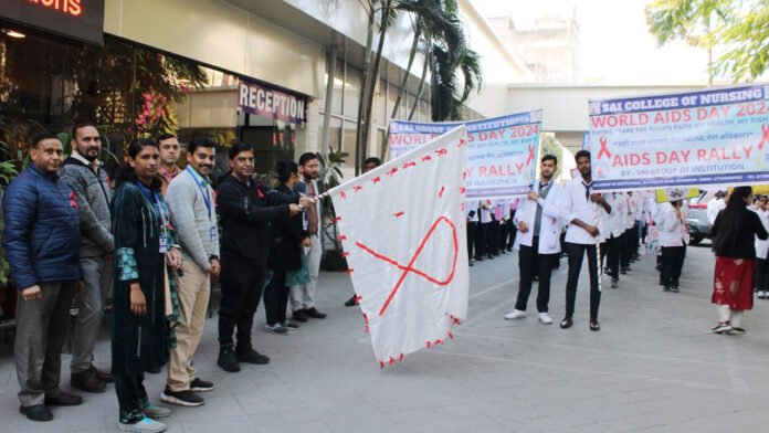 AIDS Sai Institutions organized AIDS awareness campaign rally