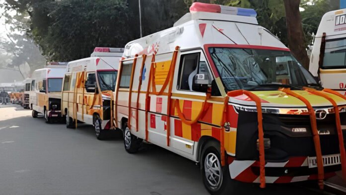 Response time of 108 emergency ambulance