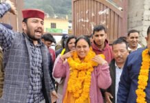 उपचुनाव में भाजपा ने जीती केदारनाथ विधानसभा सीट BJP won the Kedarnath assembly seat in the by-election