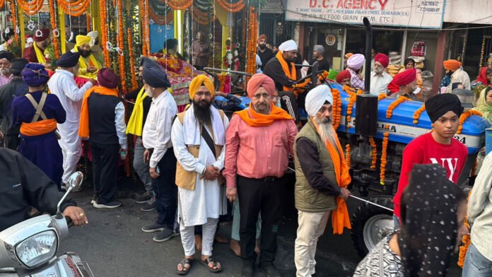 Organizing a grand Nagar Kirtan