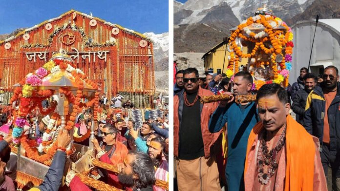 The doors of Kedarnath temple are closed