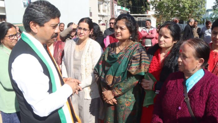 Congress mayor candidate Virendra Pokhriyal
