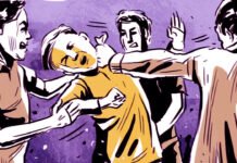 भाजपा नेता के बेटे ने की लोगों के साथ हाथापाई व धक्का-मुक्की BJP leader son got into a scuffle with people