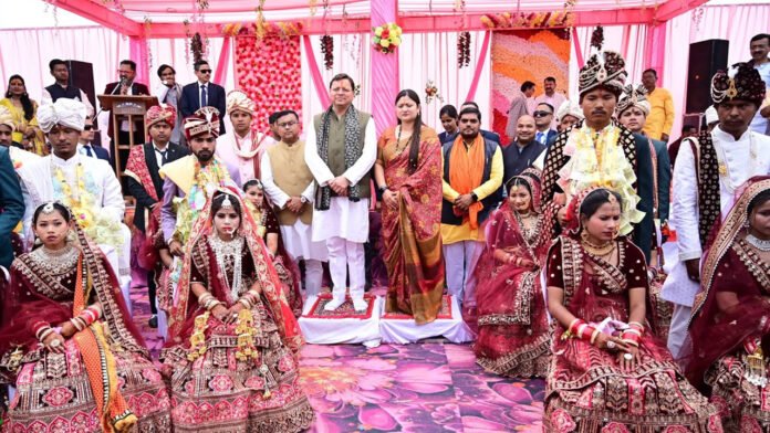 50 couples got married in a mass marriage program