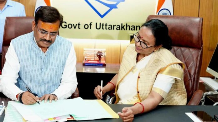Newly appointed Chief Secretary Anand Bardhan took charge