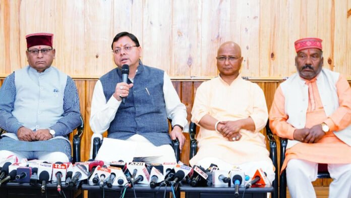 CM-Dhami-3-year The attack on corruption and illegal occupation will continue