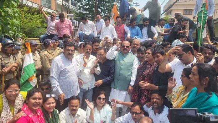 Congress leaders are furious due to ED's charge sheet