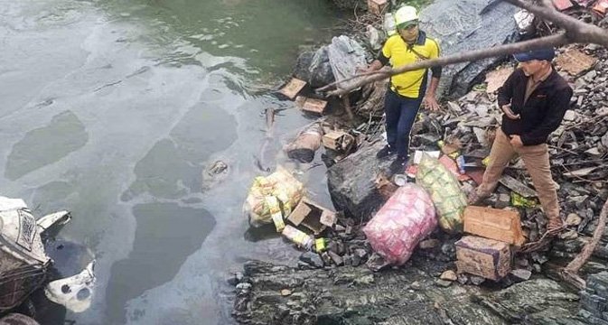 Three killed as utility vehicle falls into Yamuna river