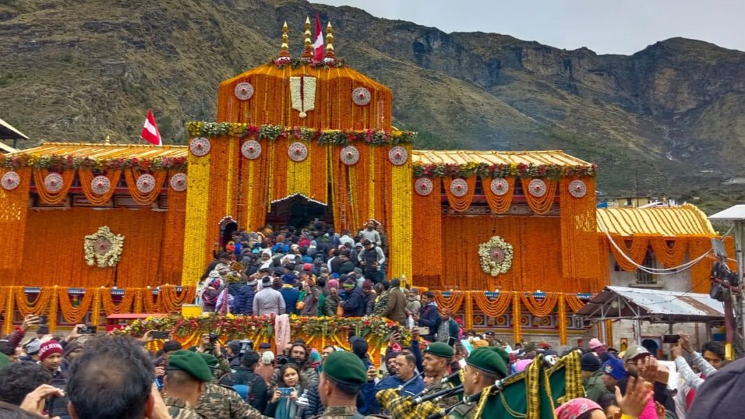 Doors of the world famous Badrinath temple opened