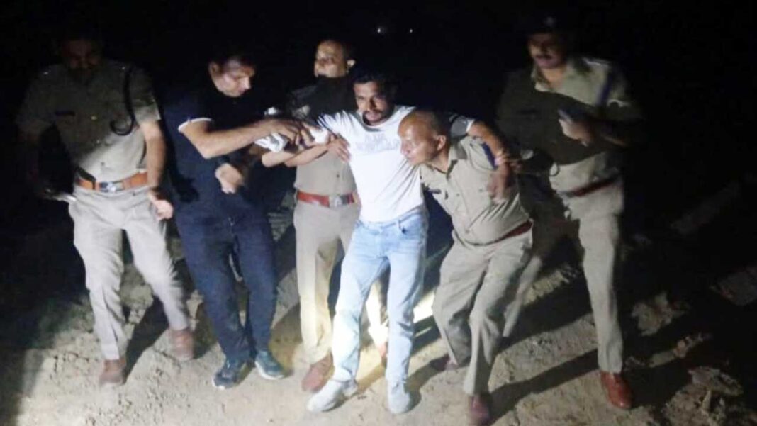 The accused of firing in Panchayat was injured
