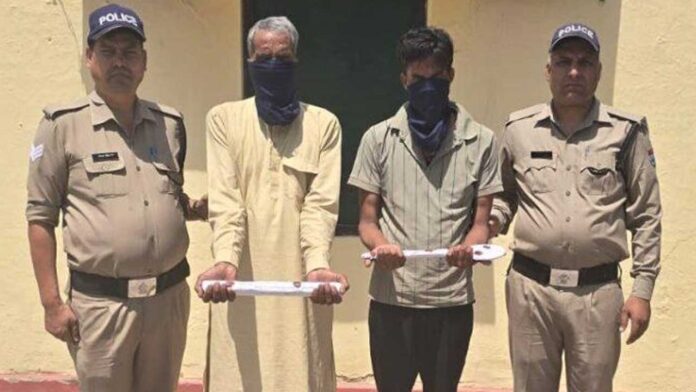 Murderer father and son arrested