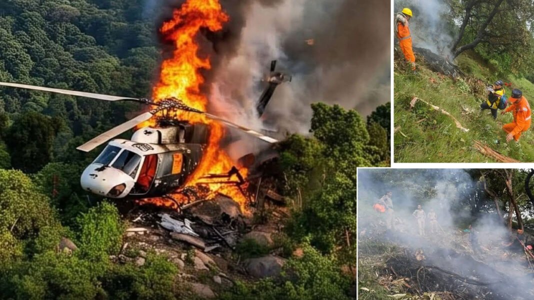 Helicopter crash on Kedarnath road