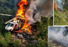 केदारनाथ मार्ग पर हेलीकॉप्टर क्रैश, सात की मौत Helicopter crash on Kedarnath road