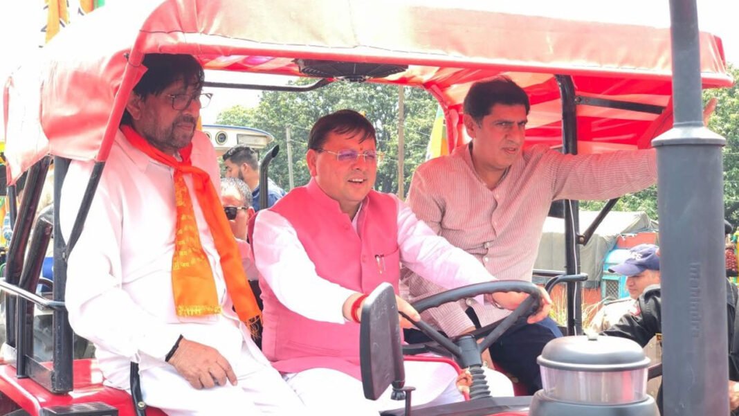 CM Dhami thanksgiving rally