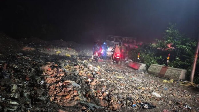 Trouble due to torrential rain