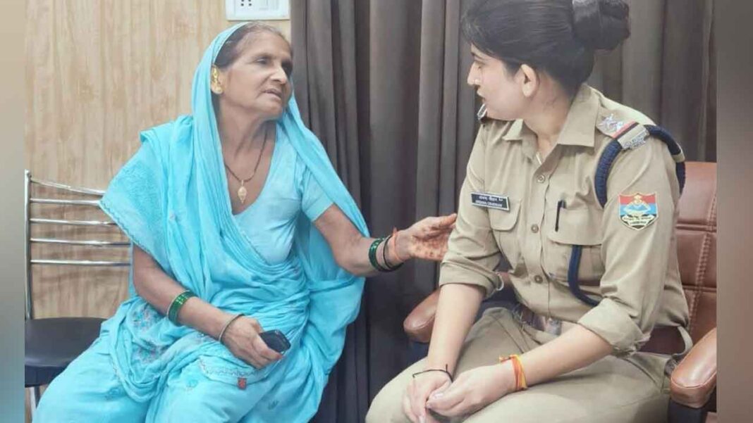 Elderly woman lost in Kanwar crowd found