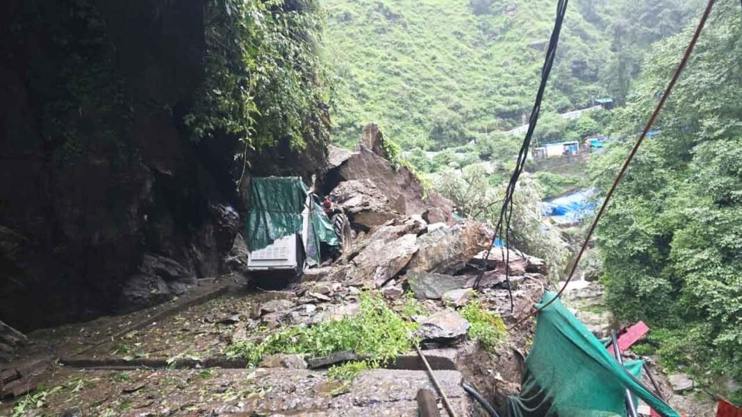 devastation caused by heavy rain