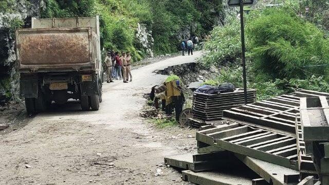 Slide road that was closed due to slide has reopened