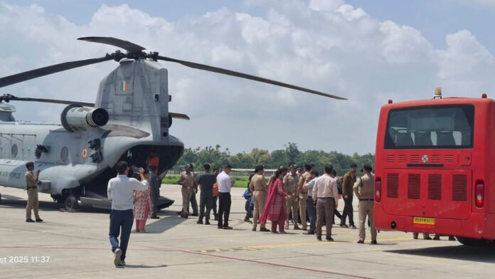 Relief and rescue work in Dharali-Harsil area