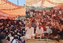पेपर लीक मामला, सीबीआई जांच की मांग पर युवा अडिग Youth adamant on demanding CBI inquiry