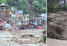 मूसलाधार बारिश ने मचाई भारी तबाही, 10 के मारे जाने की खबर, कई लापता Torrential rain caused huge destruction