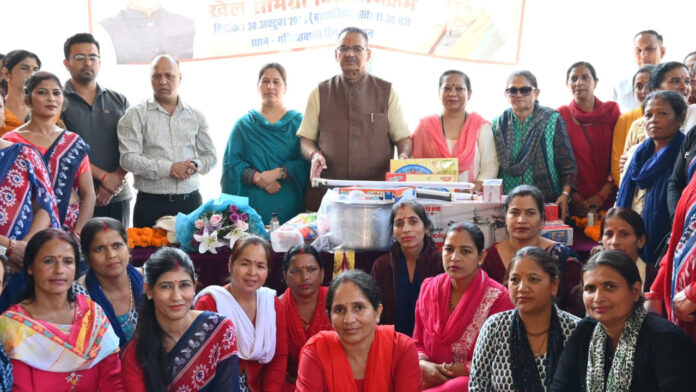 Anganwadi-centres Reading and sports materials provided to 100% Anganwadi centres