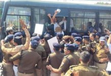कृषि मंत्री के आवास कूच करने जा रहे पर्वतीय किसान गिरफ्तार Hill farmers arrested