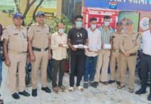 हाईवे पर लूट करने के चार आरोपी गिरफ्तार Four accused arrested for highway robbery