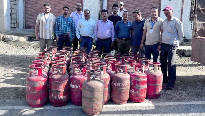 42 domestic cylinders seized from food establishments