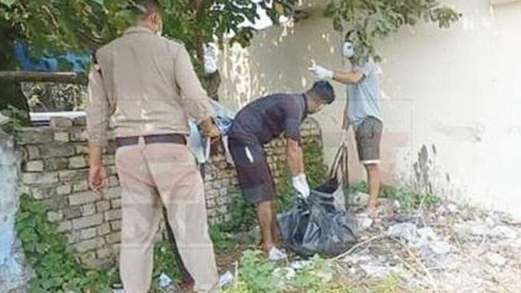Sensation due to finding mutilated body of a youth
