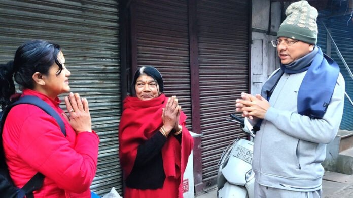 Dhami CM Dhami went out for a morning walk