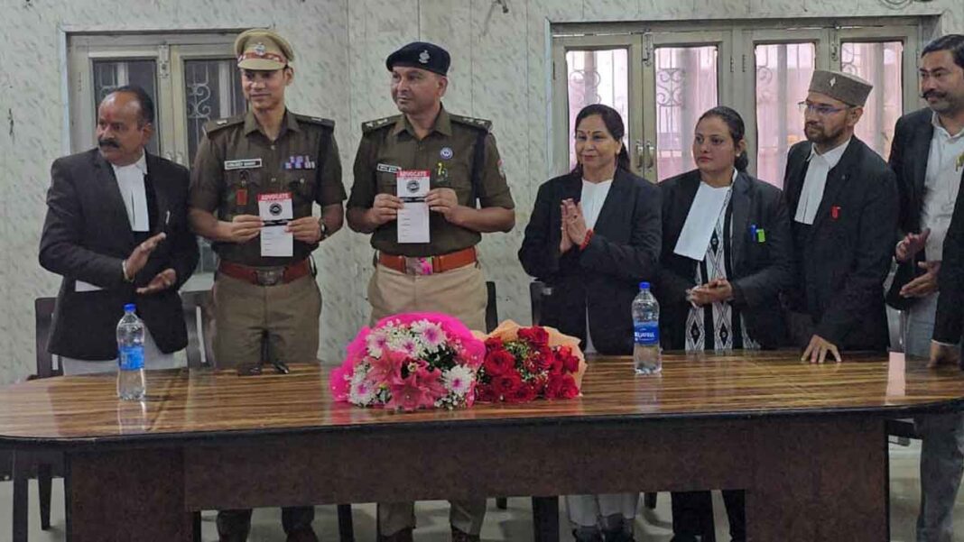 Bar Association has given new stickers to lawyers