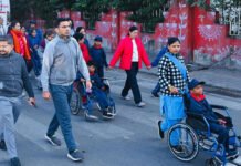 वॉक फॉर डिस्एबिलिटी सप्ताह का डीएम सवीन बंसल ने किया शुभारंभ DM Savin Bansal inaugurated the 'Walk for Disability' week