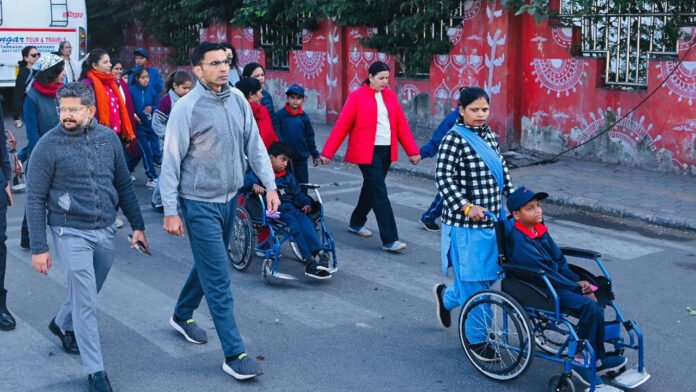 DM Savin Bansal inaugurated the 'Walk for Disability' week