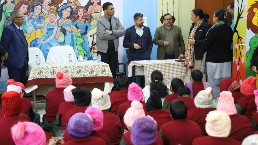 DM did a surprise inspection of the children's home
