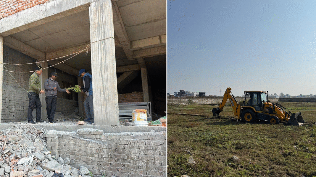 MDDA takes action of sealing and demolition at several locations