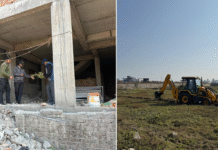 अवैध निर्माण व प्लॉटिंग पर एमडीडीए का शिकंजा, कई स्थानों पर सीलिंग व ध्वस्तीकरण की कार्रवाई MDDA takes action of sealing and demolition at several locations