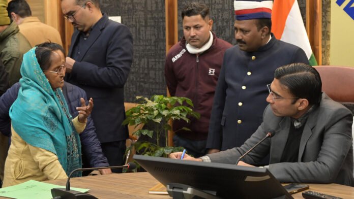 The property of an 82-year-old woman