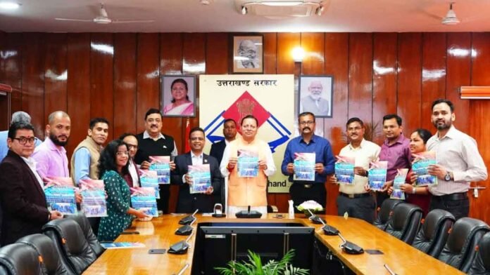 CM Dhami Releases Souvenir "Prayas Behtar kal ke liye"