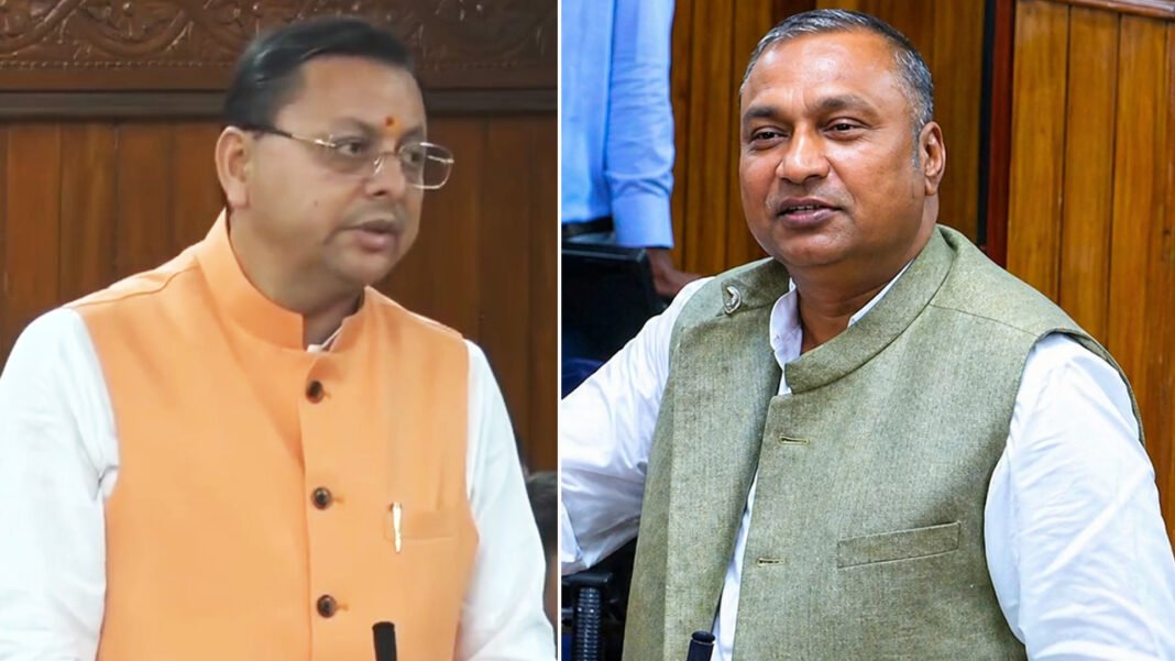 MLA Shahzad Challenges CM Dhami