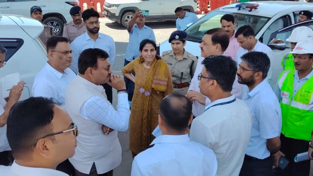 Inspection of Kumbh Mela Preparations