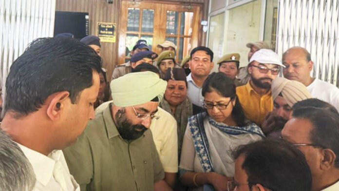 Incorrect demarcation is taking place in Gandhi Basti